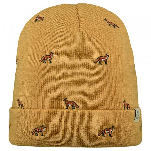 Barts Vinson Beanie Kids Kinder Feingestrickte Mütze Ockergelb (Ochre)