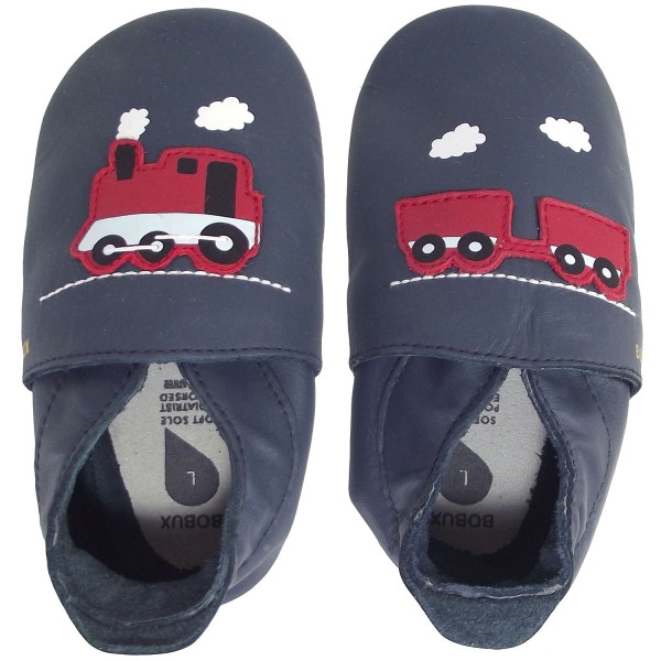 Bobux Train & Carriage Baby Krabbelschuhe dunkelblau (navy) 2