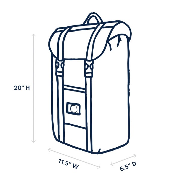 Parkland Westport Unisex Backpack smile Rucksacks Accessories Flux Online