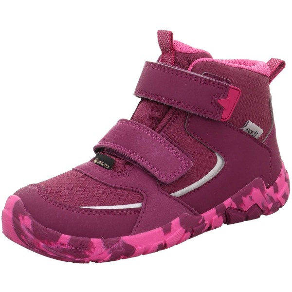 Superfit Gore-Tex Barefit Trace Mädchen Wasserdichte Barfußschuhe Rot/Pink