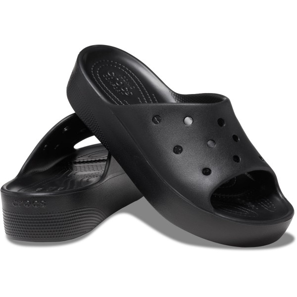 Crocs Classic Platform Slide Women Pool Sandals Black Mules Clogs Women Flux Online