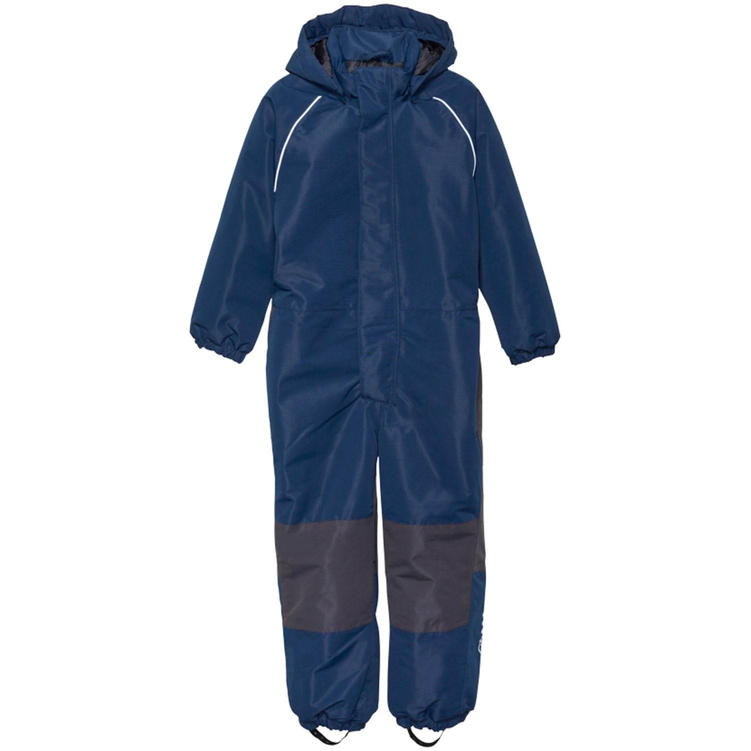 Color Kids Coverall W. Contrast Child Waterproof Snowsuit Dark Blue ...