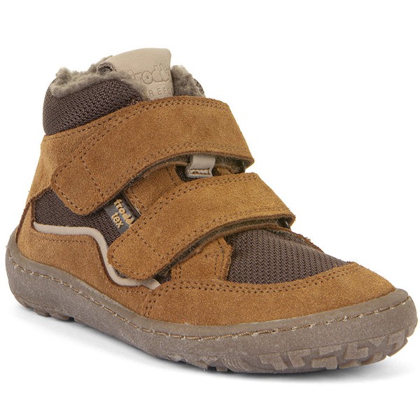 Froddo FroddoTex Barefoot Wool Kinder Wasserdichte Barfußschuhe Braun/Dunkelbraun (Cognac)