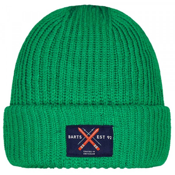 Barts Luuke Beanie Herren Lebhaft gefärbte Haube Grün (Green)