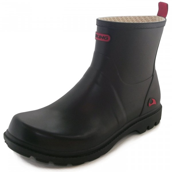 black rubber boots womens