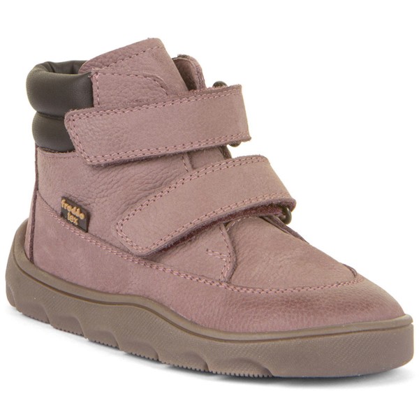 Froddo FroddoTex Barefoot Zeru Mädchen Wasserdichte Barfußstiefel mit Klett Rosa (Dark Pink)