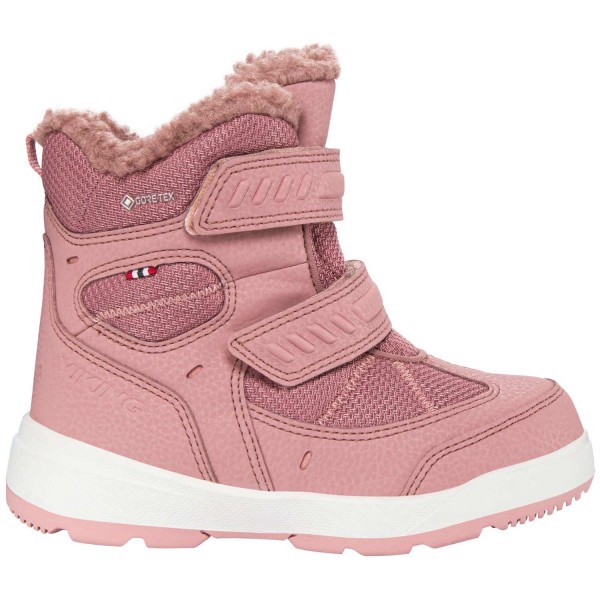 Viking Gore-Tex Toasty Warm GTX Mädchen Winterstiefelette mit Warmfutter Rosa (Pink/Light Pink)