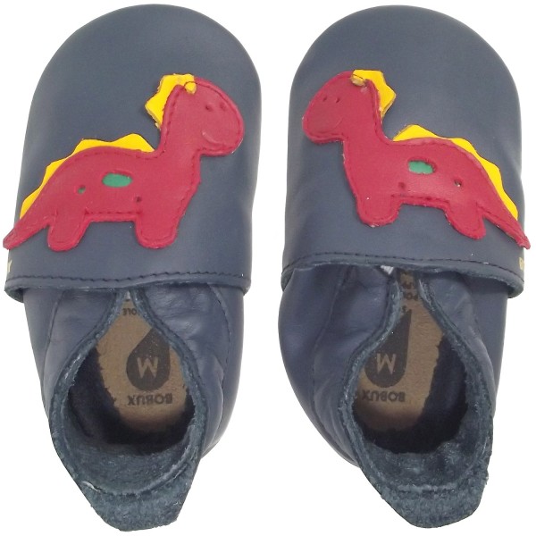 Bobux Dinosaur Dinosaurier Baby Krabbelschuhe dunkelblau (navy) 2