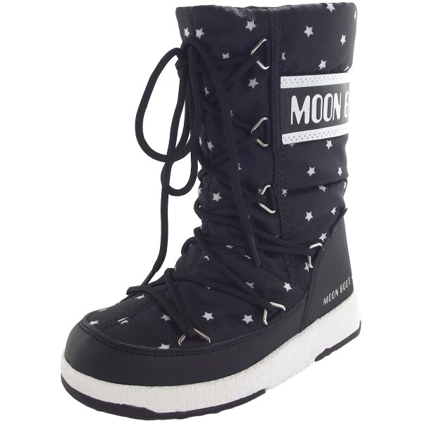 girls black snow boots