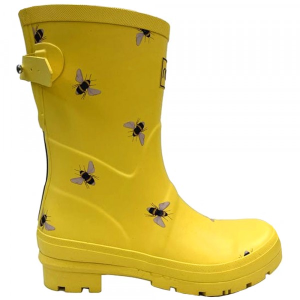 Rajn Bee Mid Damen Gummistiefel mit Bienenmotiv Gelb (Yellow) 3