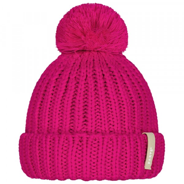 Barts Joellah Beanie Mädchen Grobstrick Wintermütze Magenta