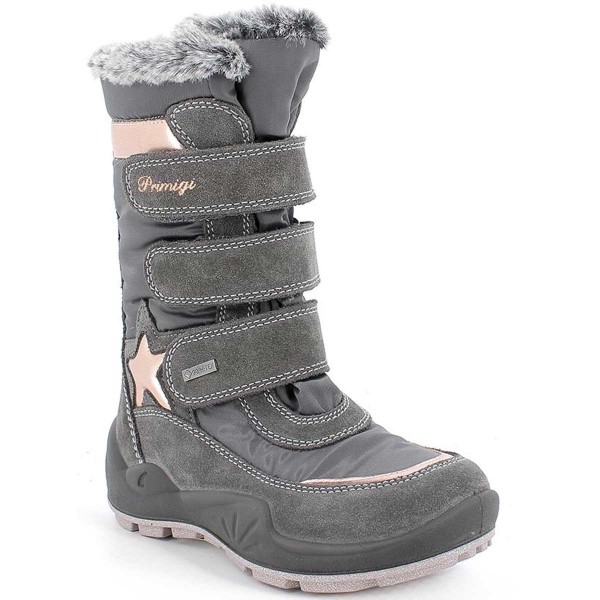 Primigi Gore-Tex Girl Winger GTX Mädchen Wasserdichter Winterstiefel Grau/Dunkelgrau