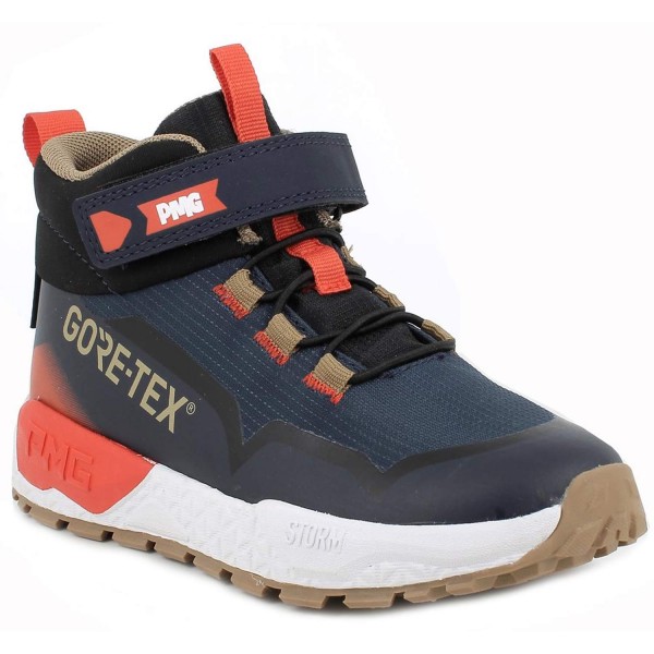 Primigi Gore-Tex Storm GTX Jungen Wasserdichte Mid-Sneaker Dunkelblau (Navy)