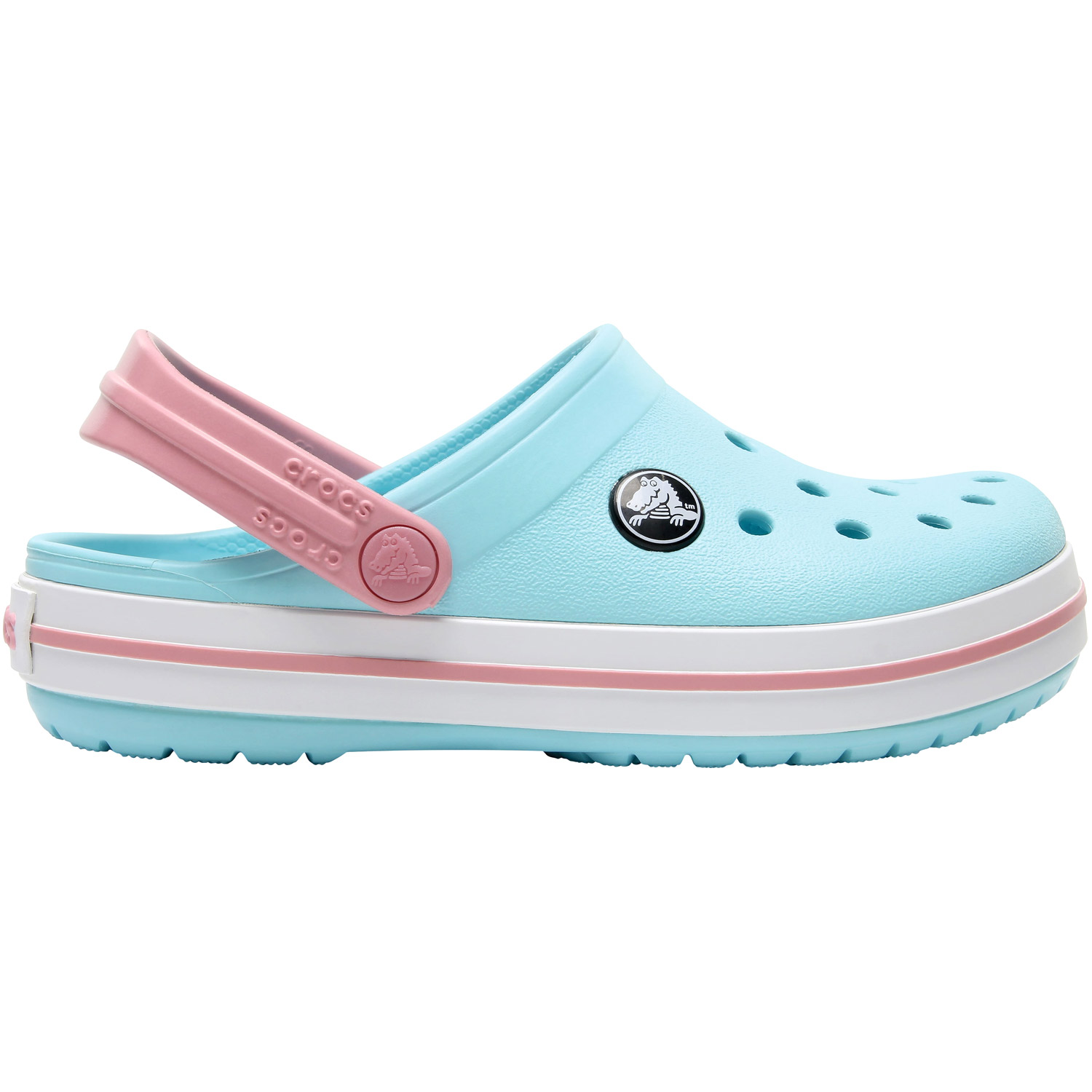 Crocs Crocband Kids Kinder Clogs Ice Blue White Clogs Pantoletten Kinderschuhe Flux Online Schuhe Acc