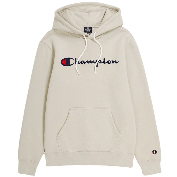 Champion Hooded Sweatshirt Mn Herren Hoodie mit Logoschriftzug Beige  (Off-White/SVL) | Sweatshirts & Jacken | Accessoires | Flux Online Schuhe &