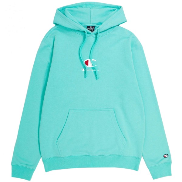 Champion Hooded Sweatshirt Mn Herren Kapuzenpullover mit neuem Sticklogo Honeydew-Türkis (CCK)